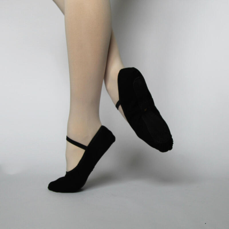 Zapatillas media punta de ballet con suela partida Unisex Starever 500  negro - Decathlon