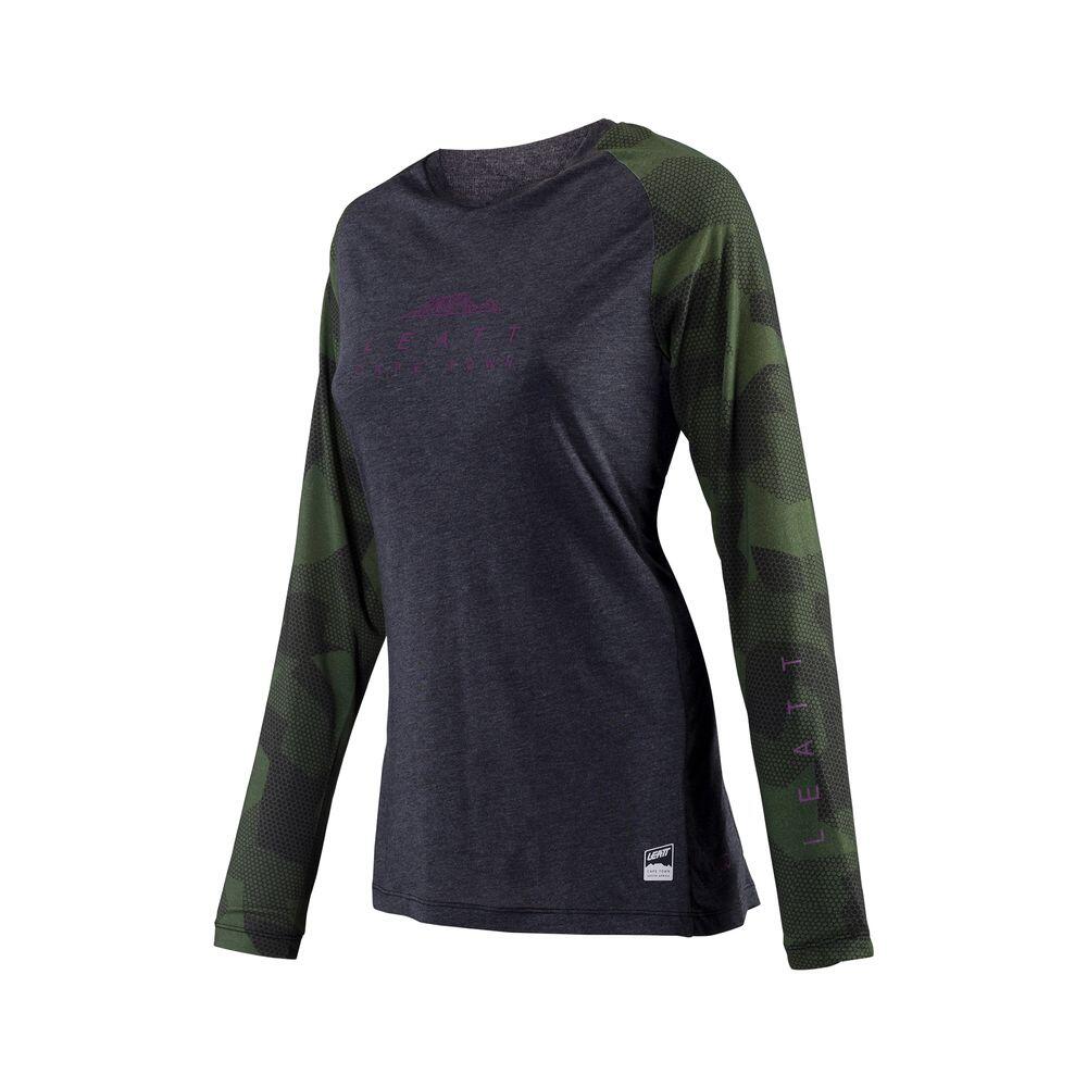 Maillot VTT Femme AllMountain 3.0 Stretch et Soft-touch Vert 5/7