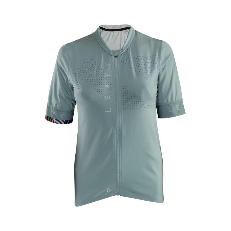 Maglia MTB Endurance da donna 5.0 ergonomica in tessuto Ice-Yarn Verde