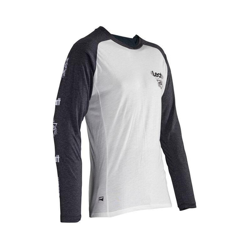 Maglia MTB Gravity 2.0 a maniche lunghe leggera e comoda Bianco Uomo