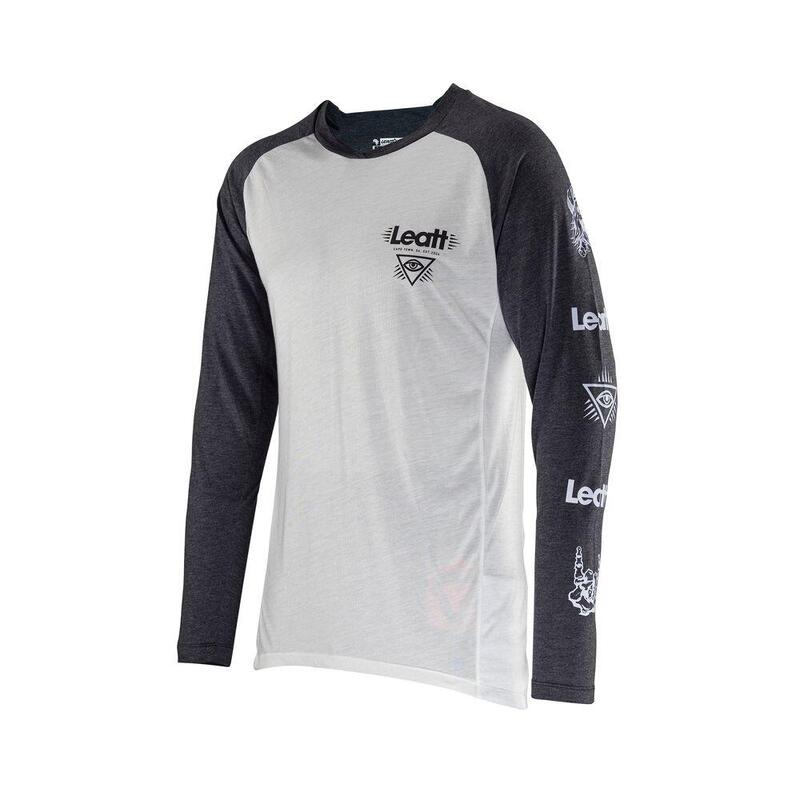 Maglia MTB Gravity 2.0 a maniche lunghe leggera e comoda Bianco Uomo