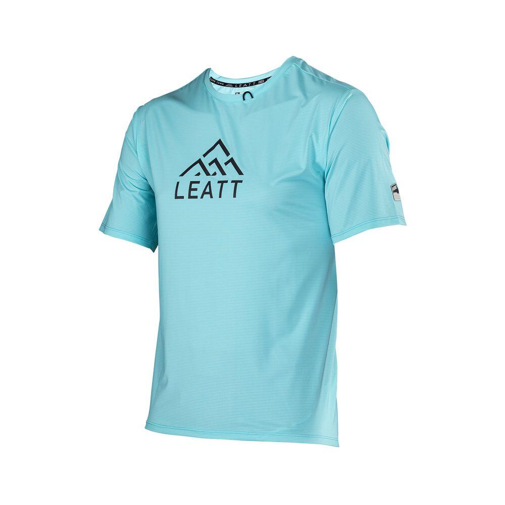 Leatt MTB Trail 1.0 X-Flow Short Sleeve Jersey Aqua M 5/6
