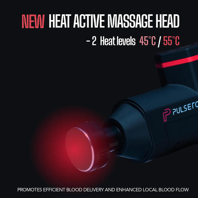 Ignite Pro Heated Massage Gun - Black
