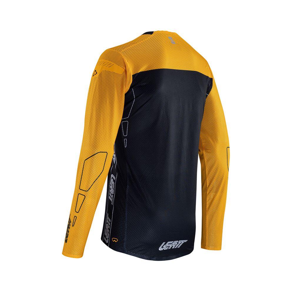 Maillot VTT Gravity 4.0 manches longues avec renfort aux coudes Jaune Homme 3/6