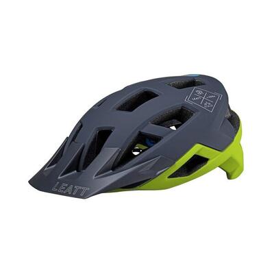 Leatt trail 2.0 mtb-helm geel/blauw