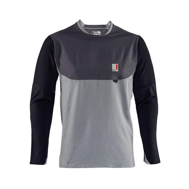 Maglia MTB AllMountain 5.0 con gomiti rinforzati in Brush Guard Grigio Uomo