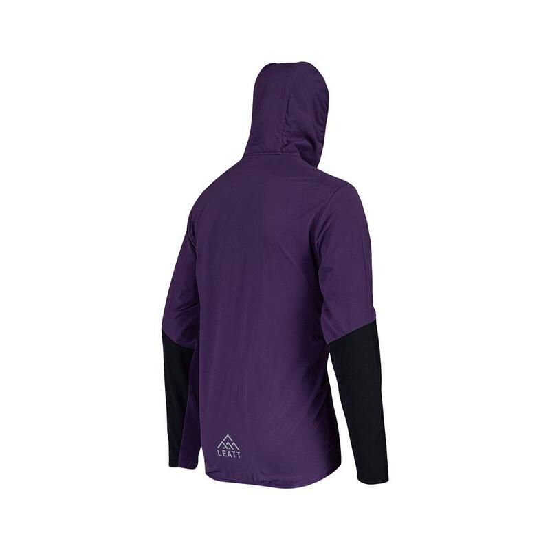 Giacca MTB Trail 1.0 ultraleggera resistente all'acqua Viola Uomo