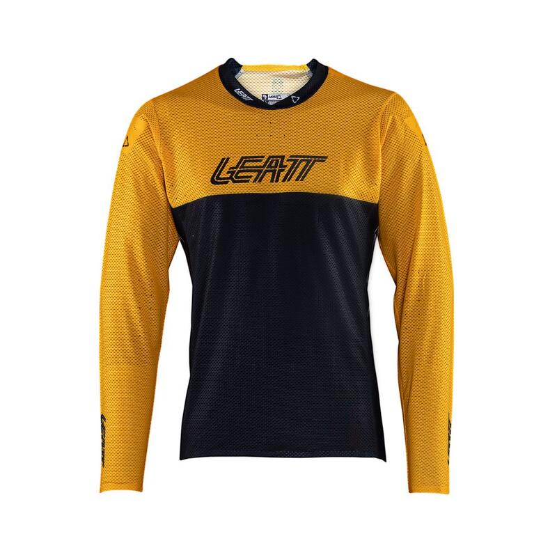 Maglia MTB Gravity 4.0 a maniche lunghe con rinforzo sui gomiti Giallo Uomo