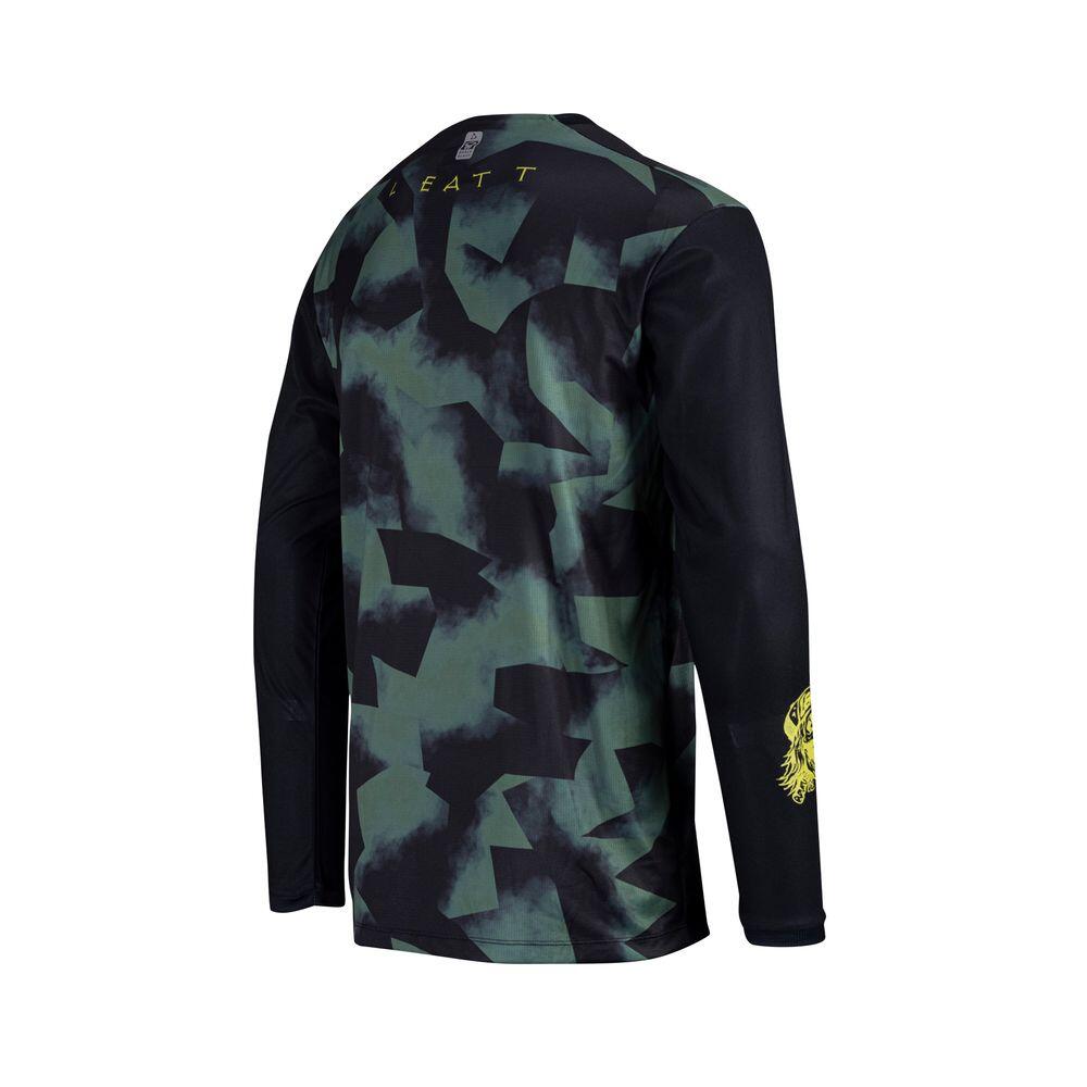 Maillot VTT Gravity 4.0 Junior, élastique et confortable, Vert 5/6