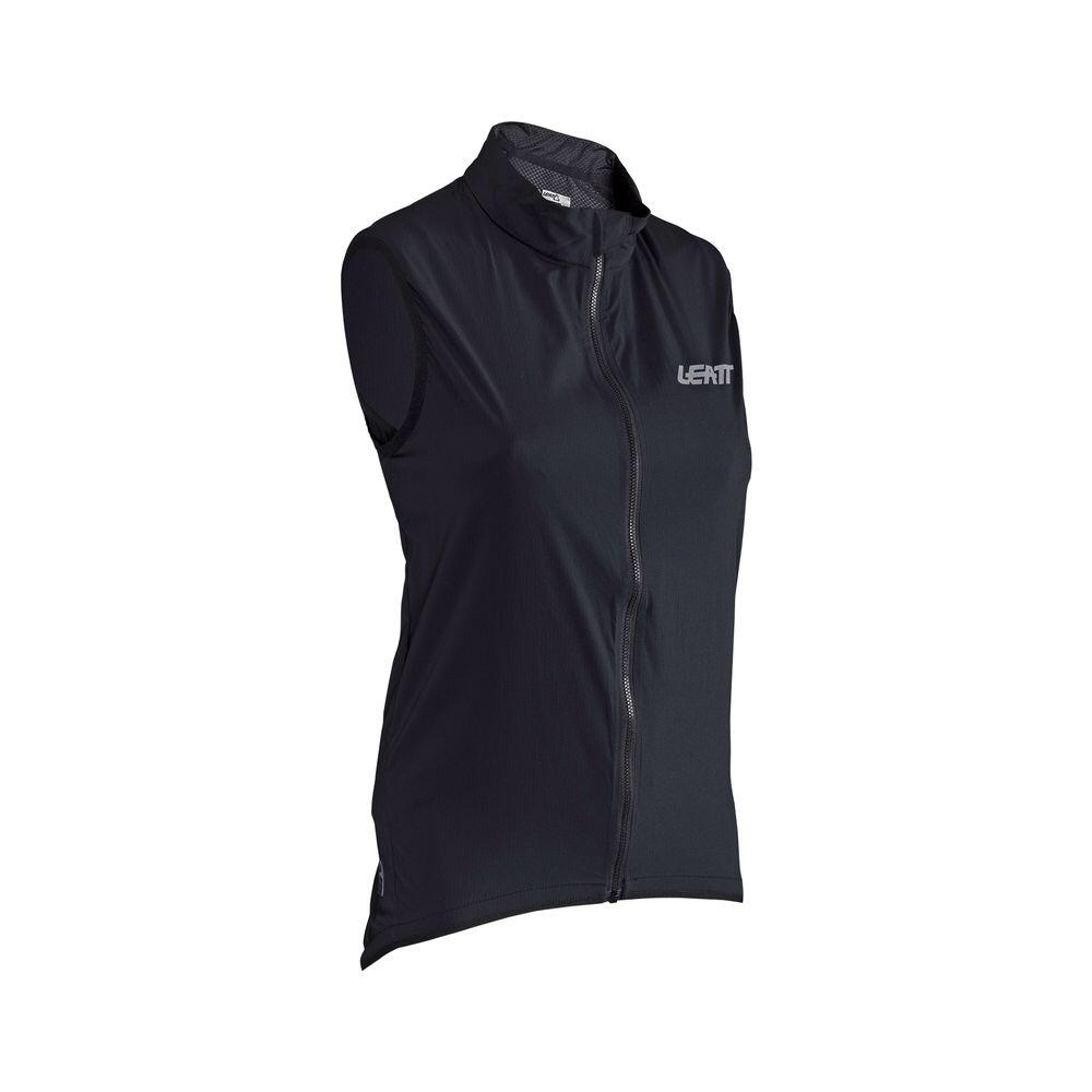 Gilet VTT femme Endurance 2.0 léger et coupe-vent Noir 6/7