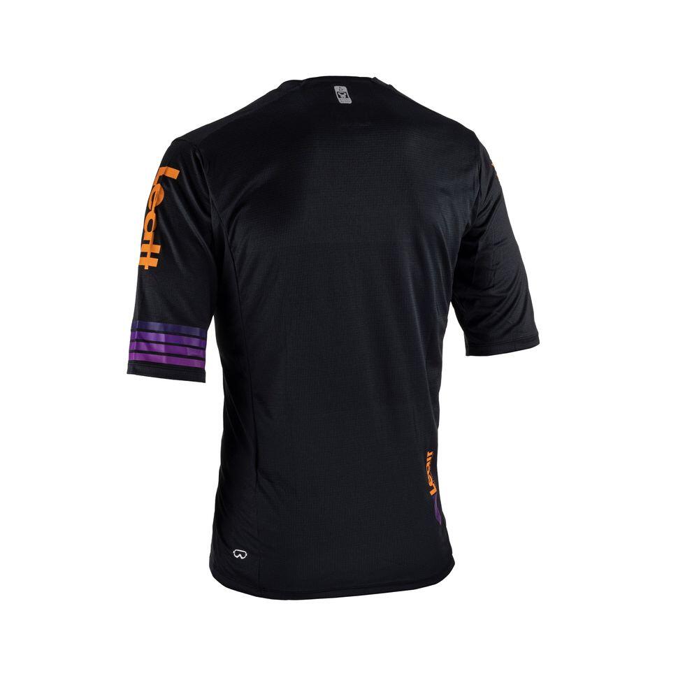 Camiseta MTB Enduro 3.0 transpirable con mangas tres cuartos Negro Hombre 2/7