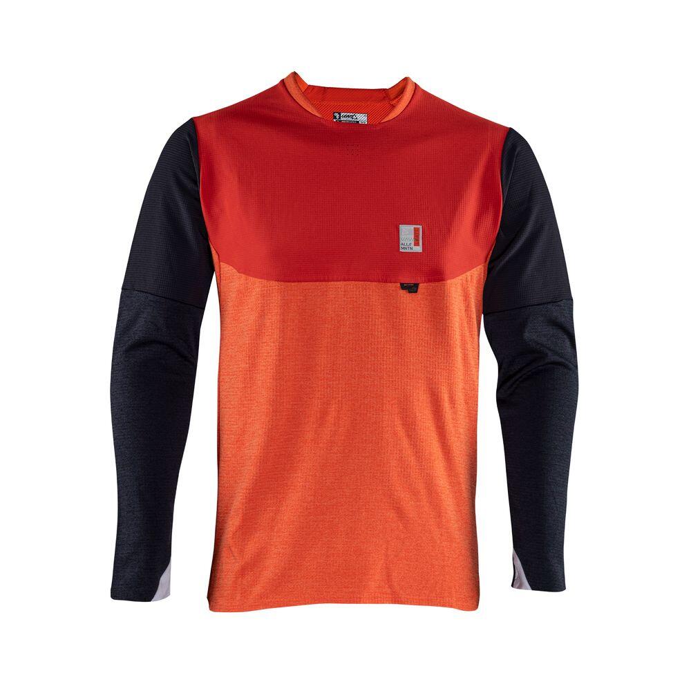 Maillot VTT AllMountain 5.0 avec coudes renforcés Brush Guard Red Homme 2/7