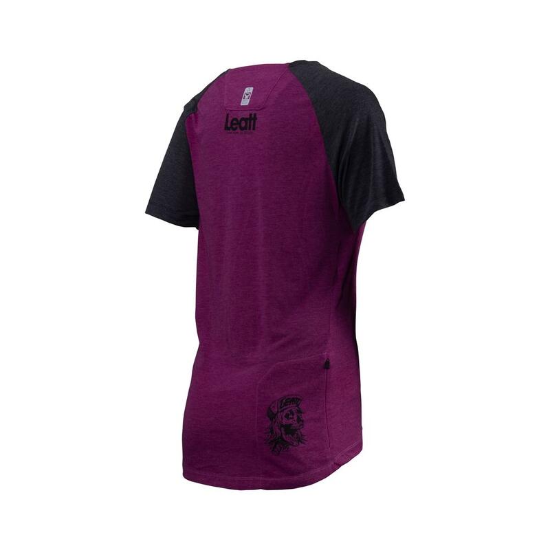 Maglia MTB AllMountain da donna 2.0 in tessuto elasticizzato Tencel Viola