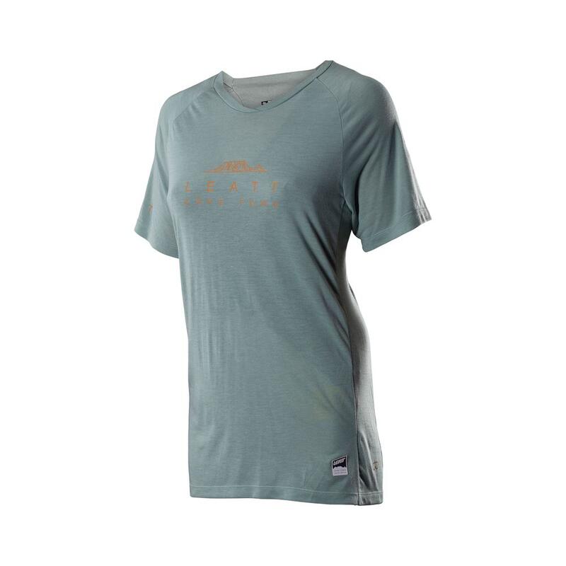 Maglia MTB AllMountain da donna 2.0 in tessuto elasticizzato Tencel Verde