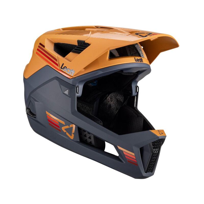 Casco MTB 4.0 Enduro certificato DH e ultra ventilato Arancione Uomo