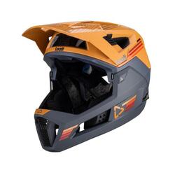 Casque MTB 4.0 Enduro certifié DH et ultra ventilé Orange Homme