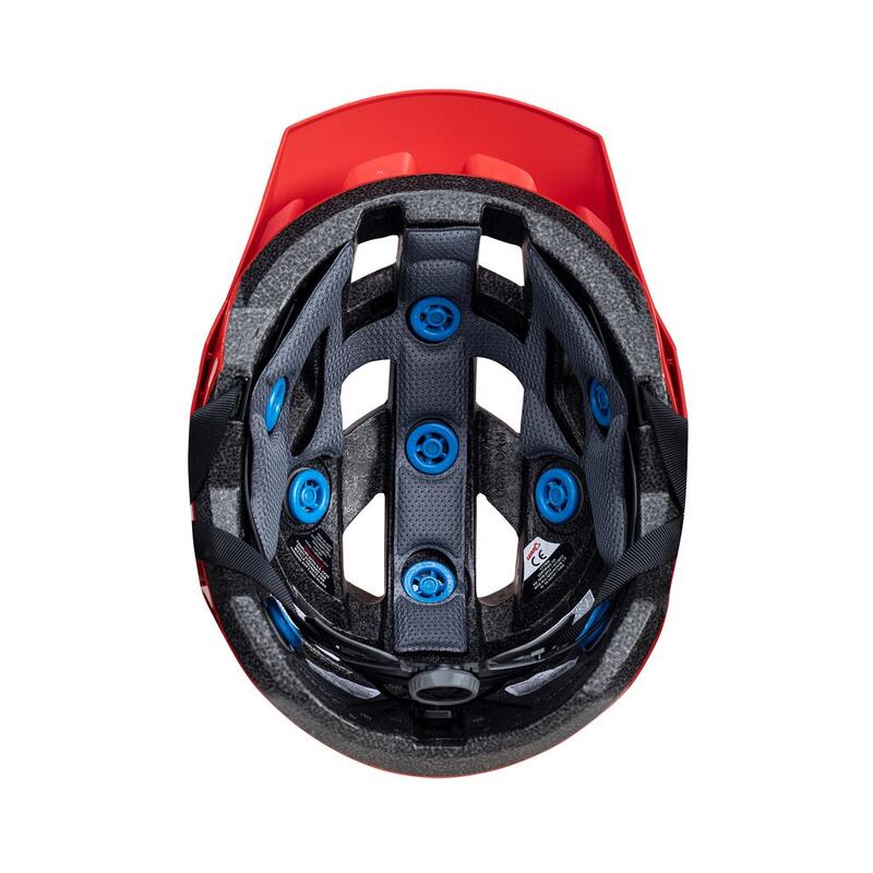 Casco MTB AllMountain 1.0 V24 con Tecnologia Turbine 360° Rosso Uomo