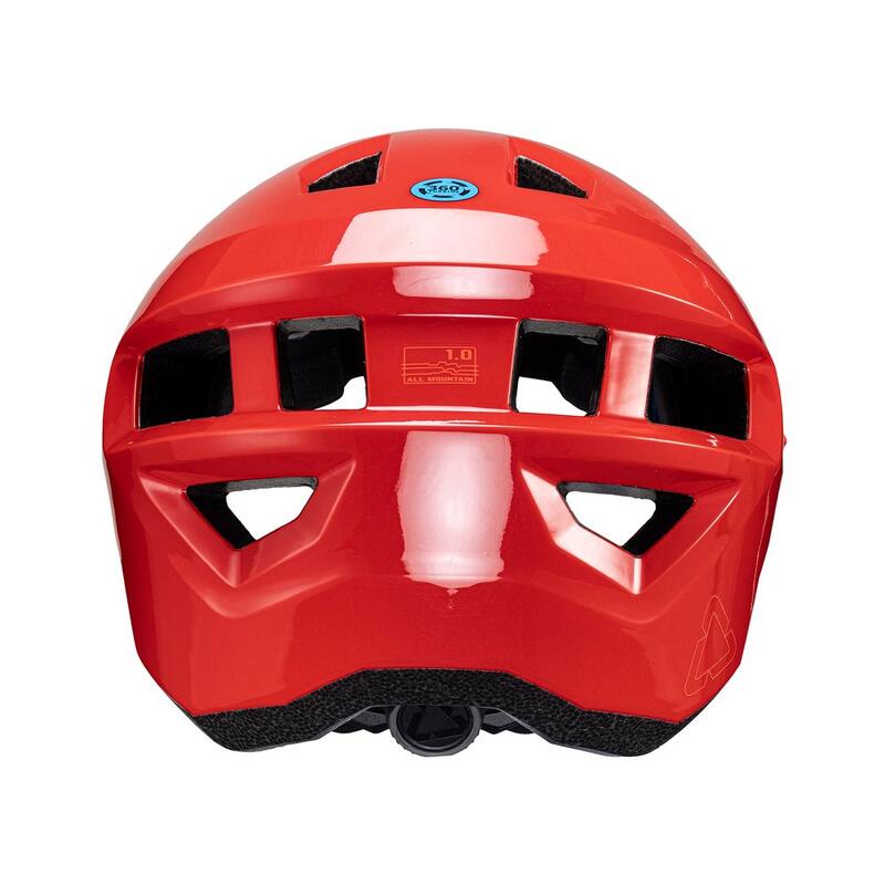 Casco MTB AllMountain 1.0 V24 con Tecnologia Turbine 360° Rosso Uomo