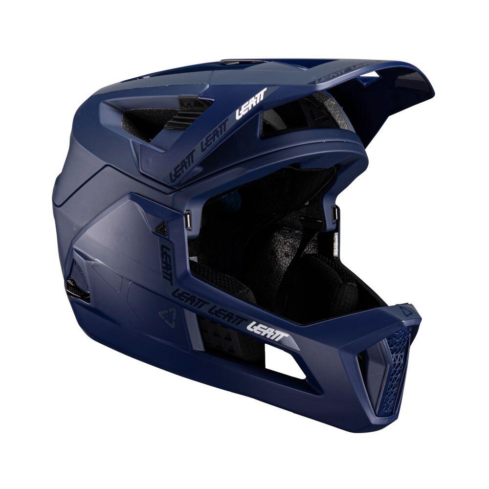 Casque MTB Enduro 4.0 V24 certifié DH avec mentonnière amovible Bleu Homme 3/7