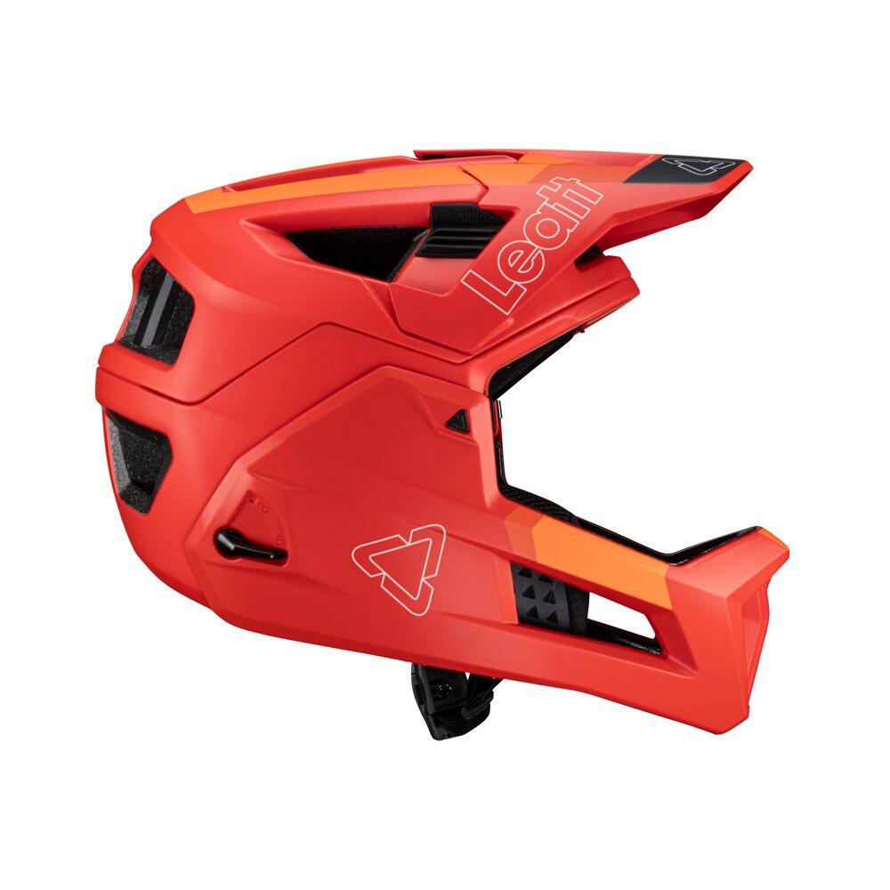 Casco MTB Enduro 4.0 V24 certificato DH e mentoniera rimovibile Rosso Uomo 3/7