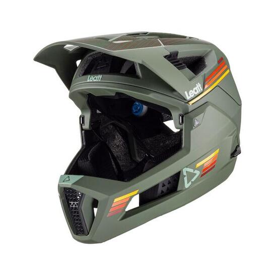 Helm mit abnehmbarem Kinnriemen Leatt MTB Enduro 4.0 Schwarz