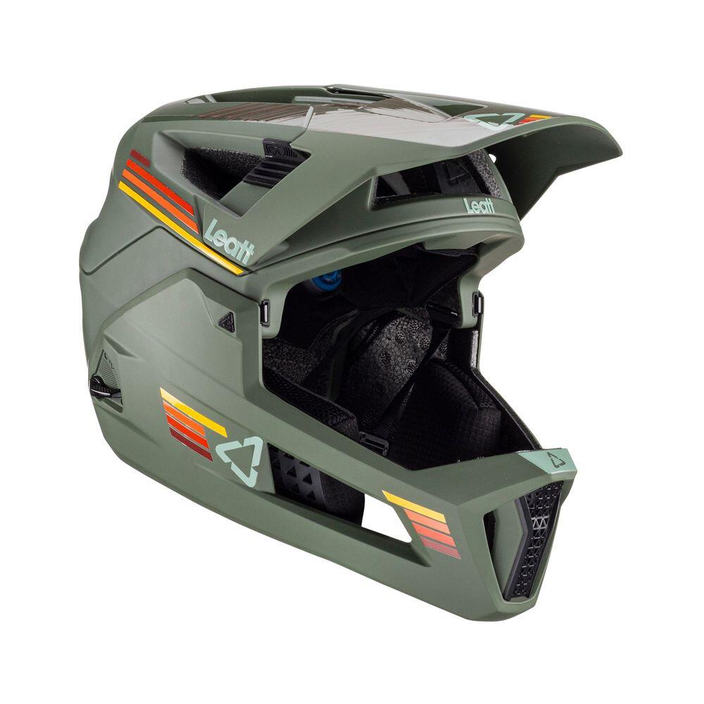 MTB-helm 4.0 Enduro, DH-gecertificeerd en ultra-geventileerd Groen Heren 3/7