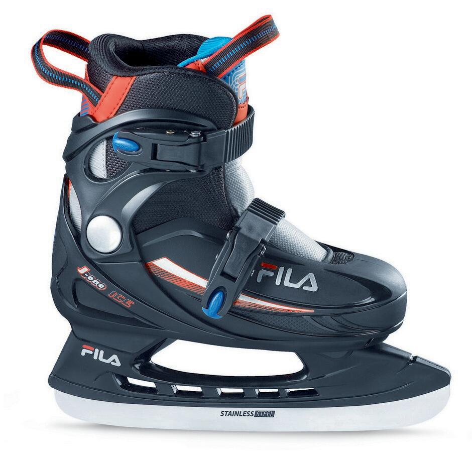 Fila J-one verstelbare kinderschaats in het Zwart en oranje 3/3
