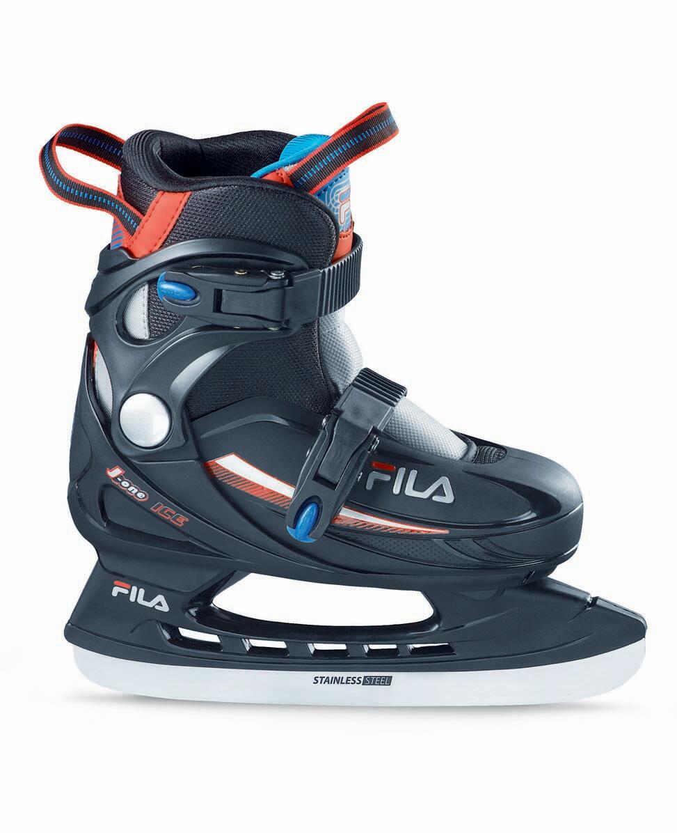 Fila J-one verstelbare kinderschaats in het Zwart en oranje 2/3