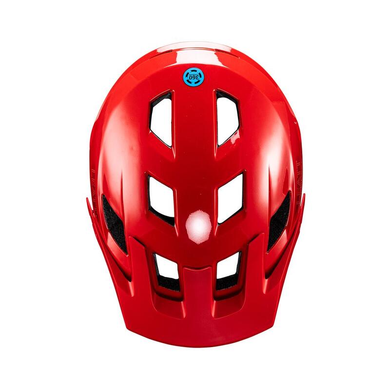 Casco MTB AllMountain 1.0 V24 con Tecnologia Turbine 360° Rosso Uomo