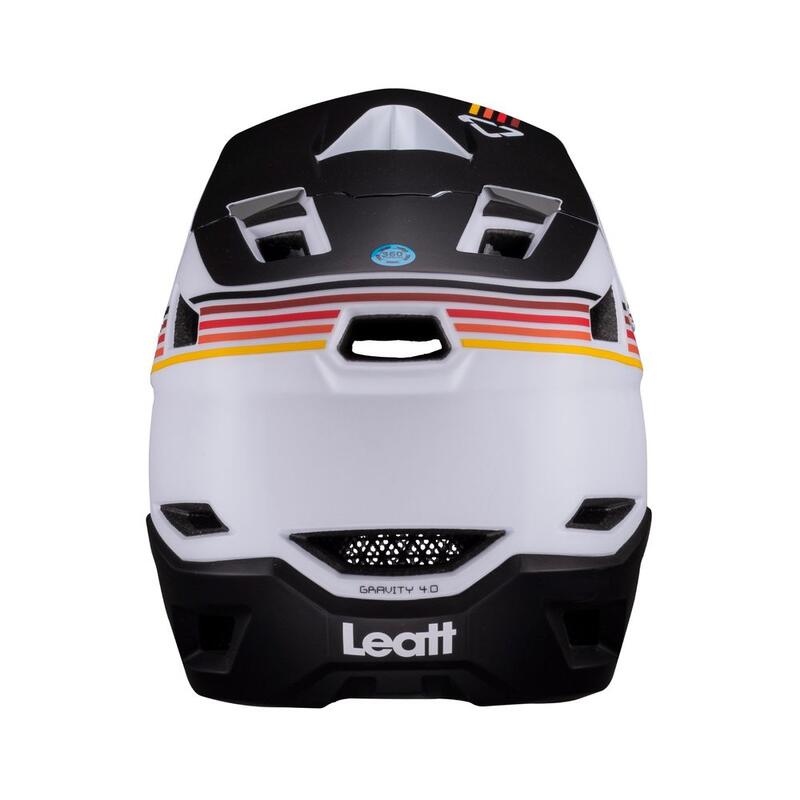 Casco MTB integrale Gravity 4.0 areato e certificato Downhill Bianco Uomo