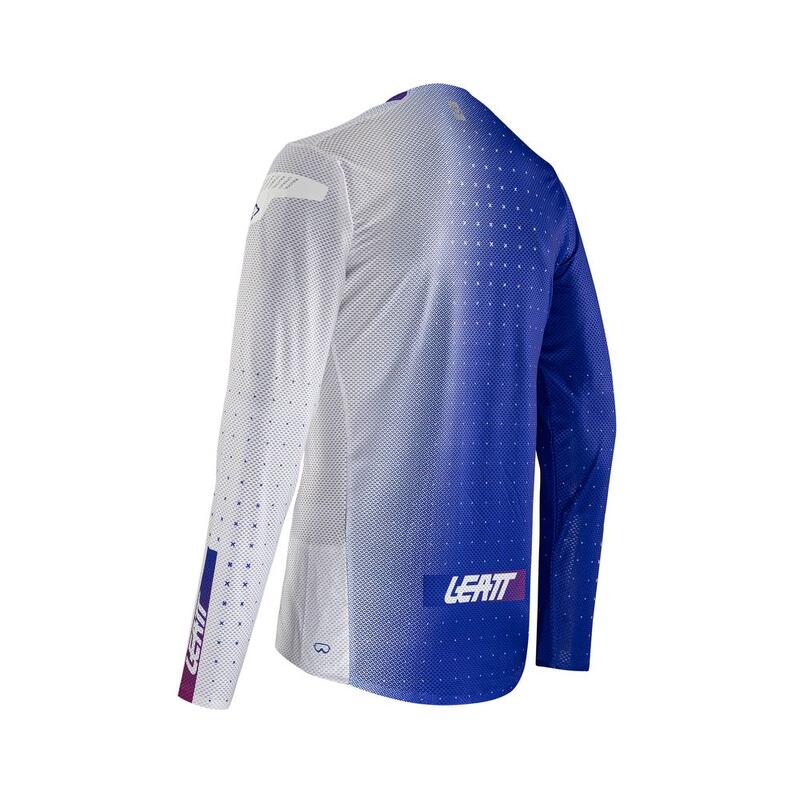 Maglia MTB Gravity 4.0 a maniche lunghe con rinforzo sui gomiti Blu Uomo