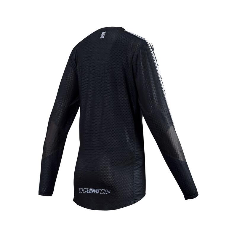 Maglia MTB Gravity da donna 4.0 elasticizzata e comfortevole Nero