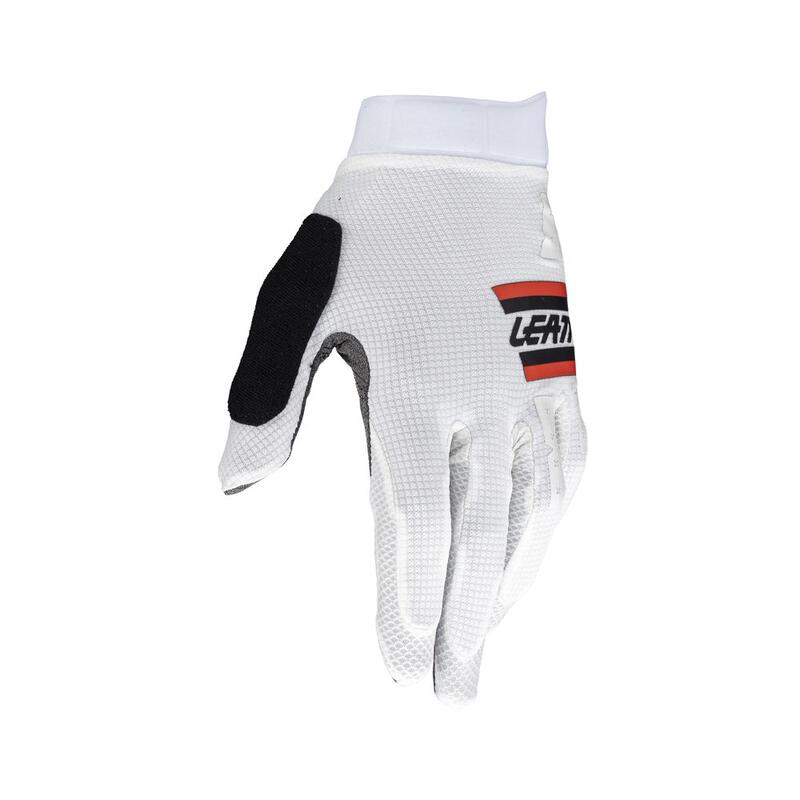 Guanti MTB Gripr 1.0 con palmo in MicronGrip senza cuciture Bianco Uomo