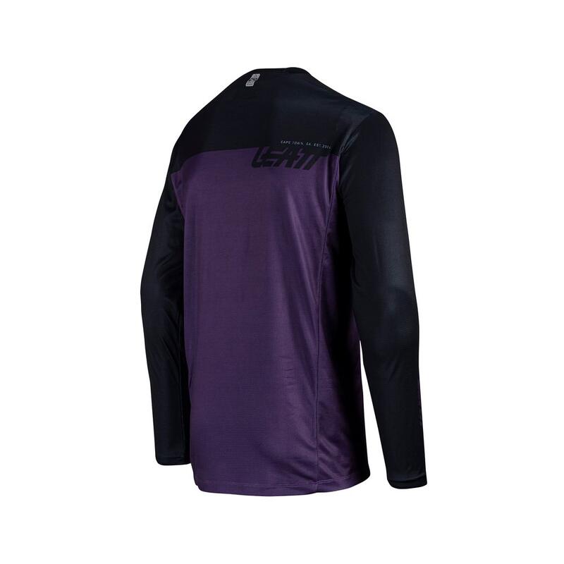 Maglia MTB Enduro 4.0 elastica a maniche lunghe Viola Uomo