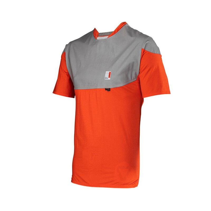 Maglia MTB AllMountain 3.0  con tessuto Soft-Touch Rosso Uomo