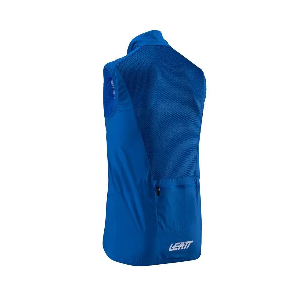 Gilet VTT Endurance 2.0 léger et coupe-vent Bleu Homme 5/7