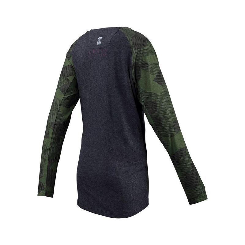 Maglia MTB AllMountain da donna 3.0 elasticizzata e Soft-touch Verde