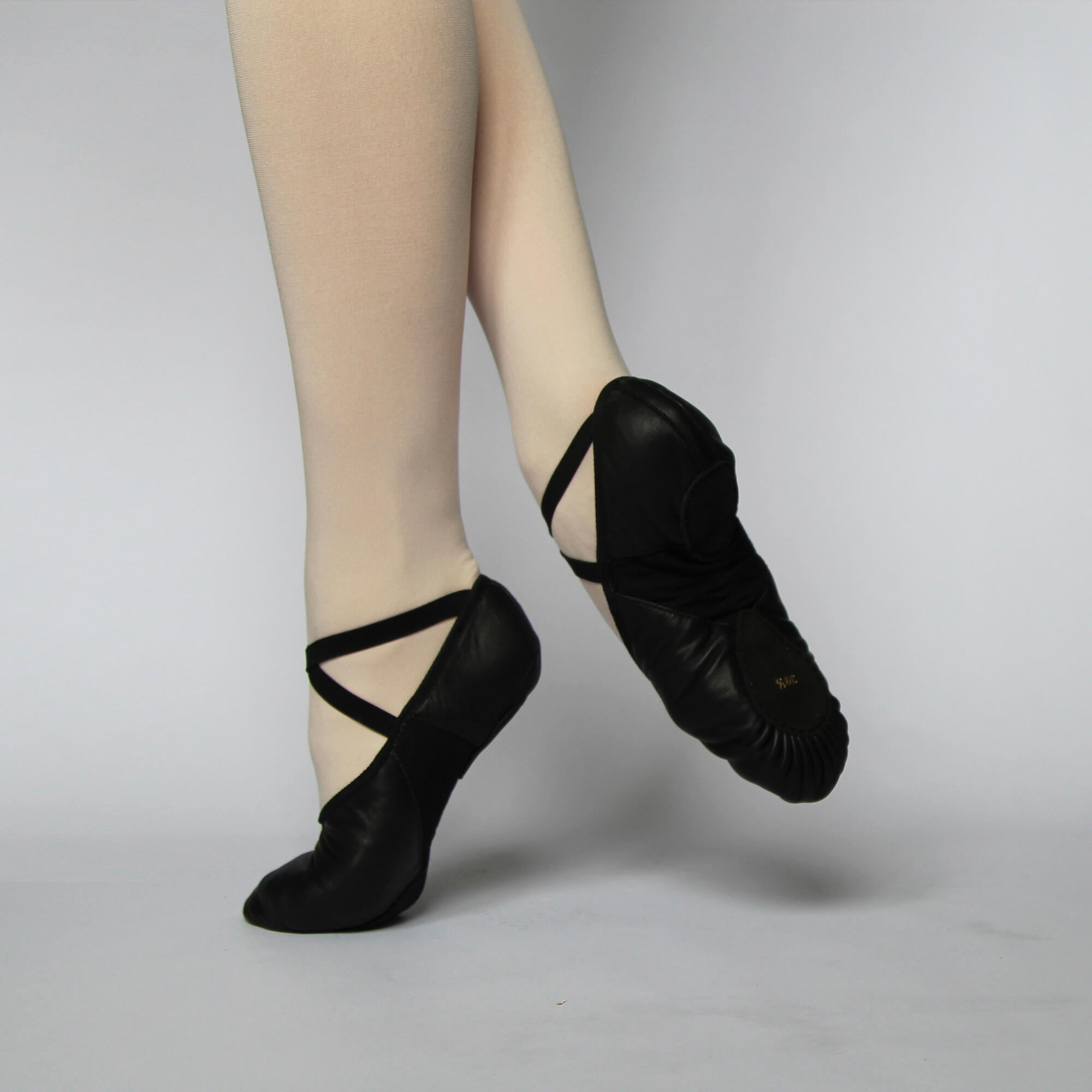 Damas Niñas Negro PU Tacón Cubano Danza Zapato Katz Dancewear griego Sandalia salón de baile 