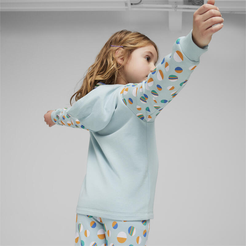 Hoodie Summer Camp ESS+ Enfant PUMA Turquoise Surf Blue