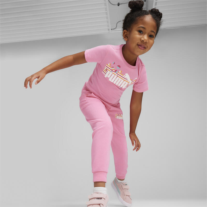 ESS+ SUMMER CAMP sweatpants voor kinderen PUMA Fast Pink