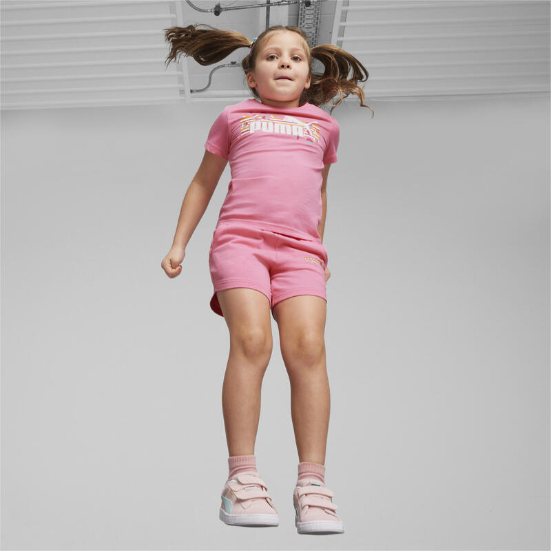 Shorts ESS+ SUMMER CAMP per bambini PUMA Fast Pink