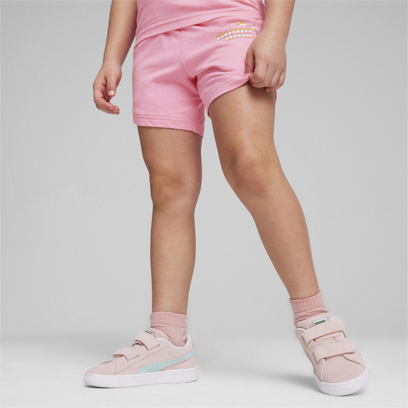 Shorts ESS+ SUMMER CAMP per bambini PUMA Fast Pink