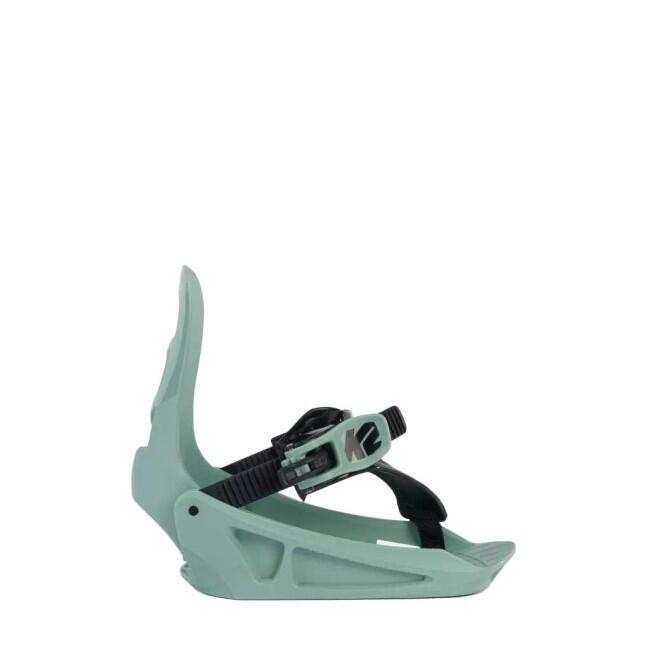 Legaturi Snowboard K2 Turbo Mini, Verde, XS, Copii