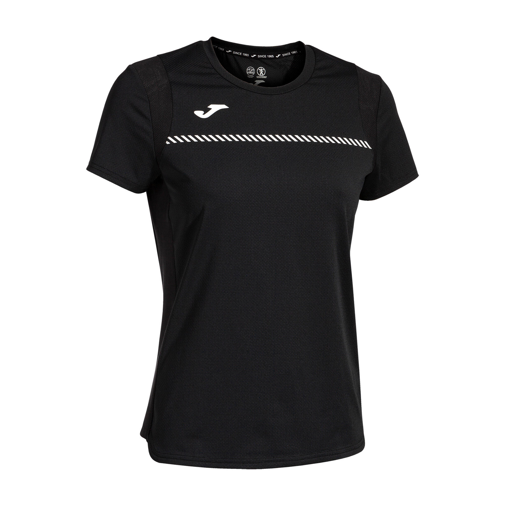 Joma - T-shirt De Tennis Femme Joma Smash - T-shirt Manches Courtes - Noir - 36 Xs - Decathlon