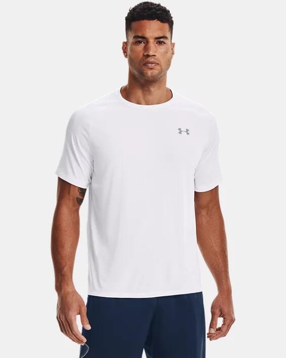 Under Armour Tech 2.0 White Men's Short Sleeve Jersey 1/7