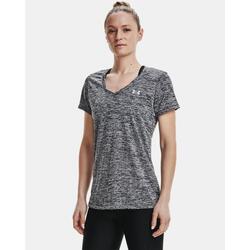 T-SHIRT COL V TWIST UNDER ARMOUR FEMME GRIS Gris