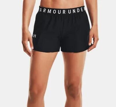 Pantaloncini Ua Play Up 3.0 Neri Per Donna Under Armour