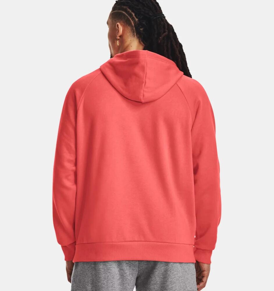 SWEAT UNDER ARMOUR RIVAL FLEECE CORAIL  Corail 2/6