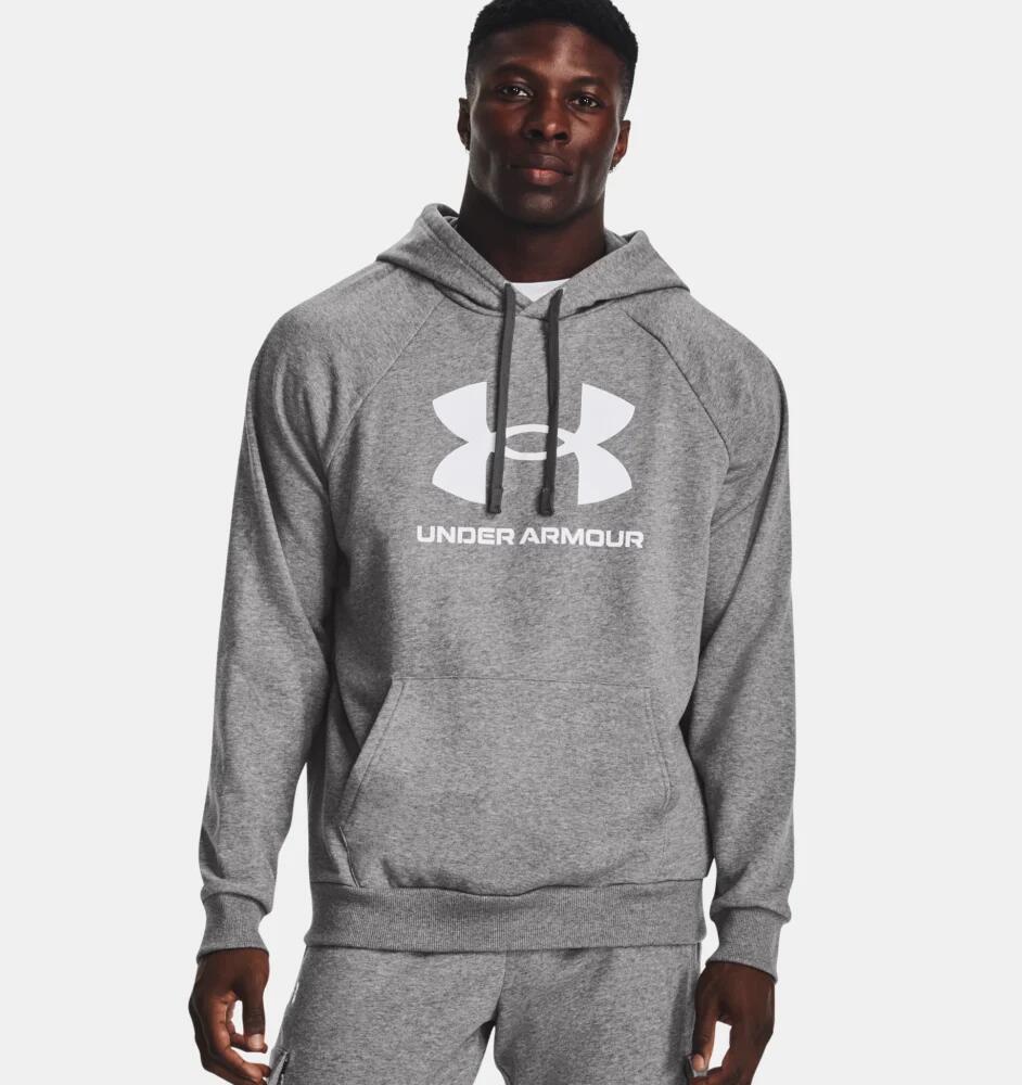 Under Armour Rival Fleece Grijze Trui 1/6