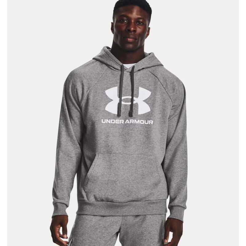 SWEAT UNDER ARMOUR RIVAL FLEECE GRIS